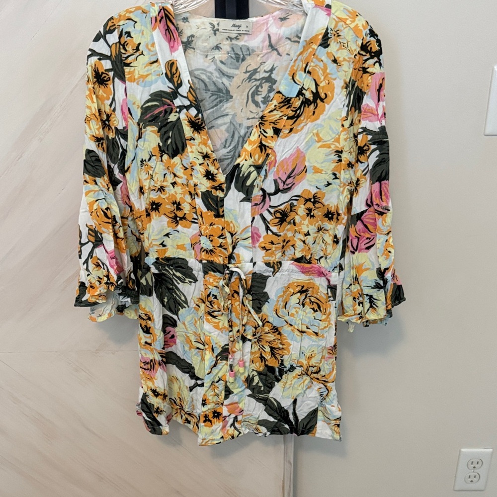 NWOT Maaji Pastel Floral Top